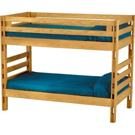 Twin/Twin Bunkbed w/ Ladder Sides